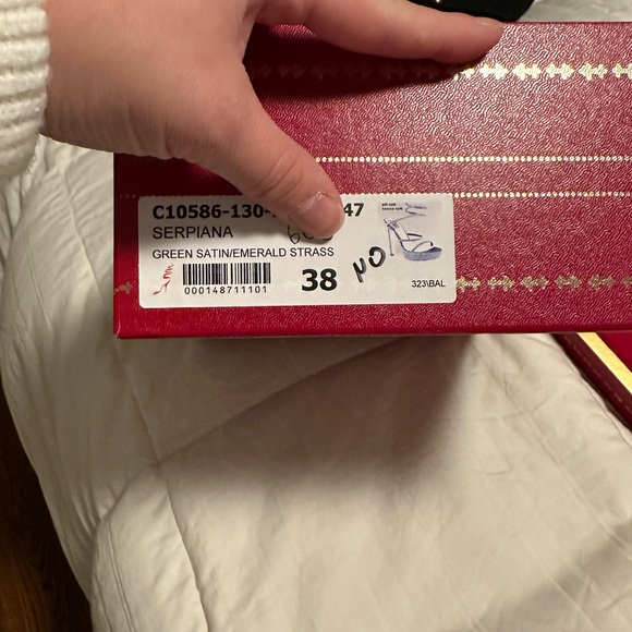 **SOLD** Brand new in box Rene Caovilla Emerald heels - Picture 3 of 6